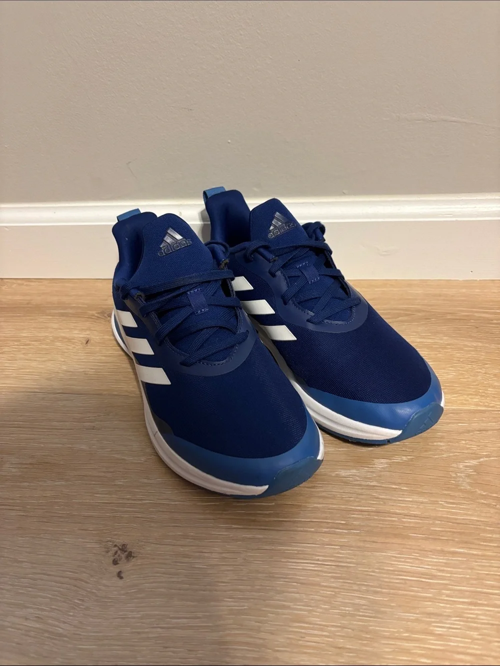 adidas Men’s Navy and White Running Shoes